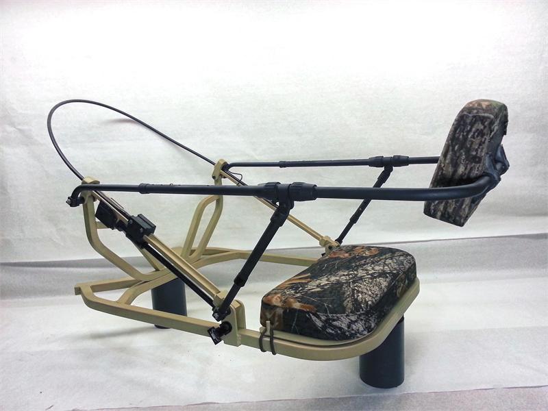 Equalizer Leveling Treestand w/ Bench Seat & Adjustable Backrest Bar